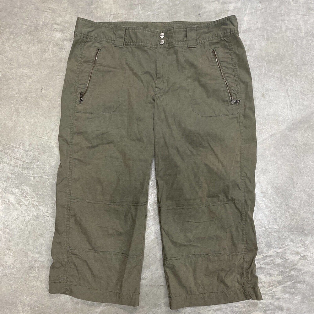 Koppen Army Green Capris 
Size 14